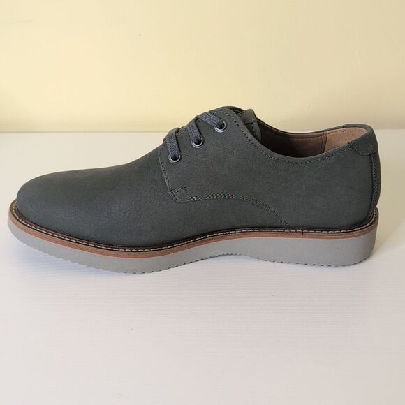 Dunham Men's 8 2E Clyde Plaintoe Dark Grey Suede Shoes, NEW - Picture 9 of 13